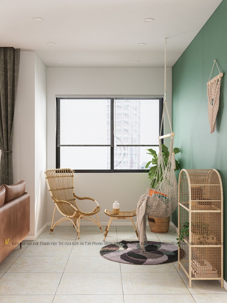 Góc võng treo thư giãn đẹp