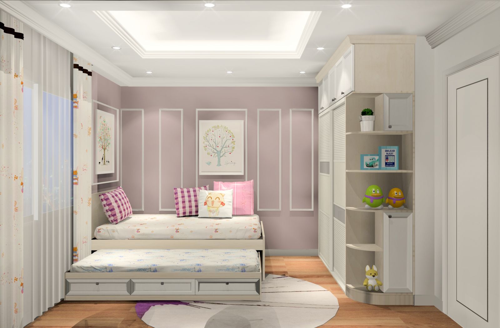 Thiết kế nội thất phòng ngủ cho trẻ-2