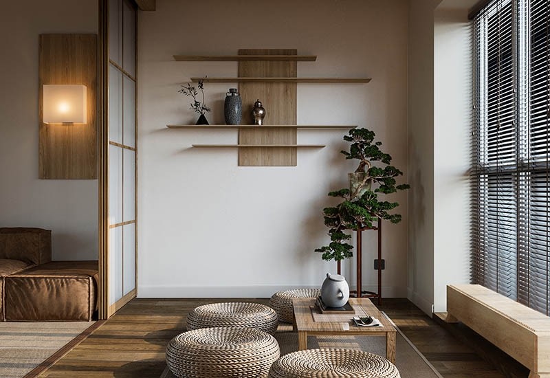 Thiết kế nội thất phong cách Nhật Bản