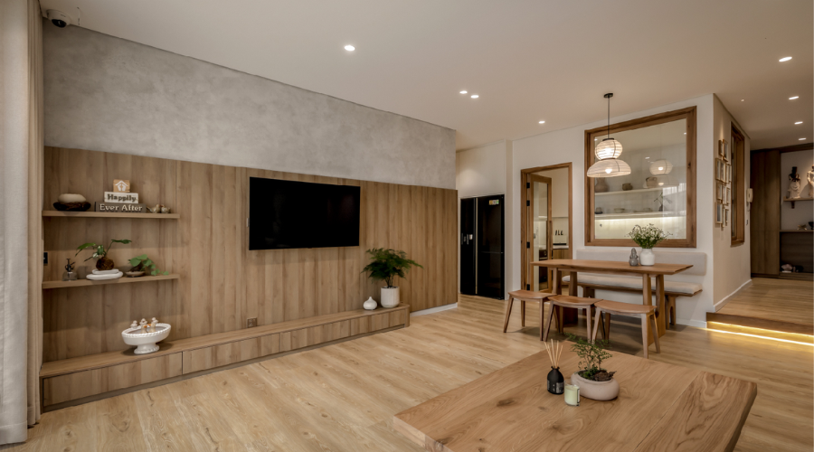 nội thất chung cư Japandi
