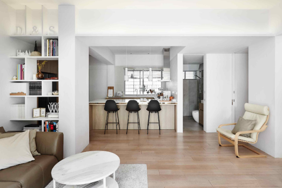 nội thất chung cư tối giản