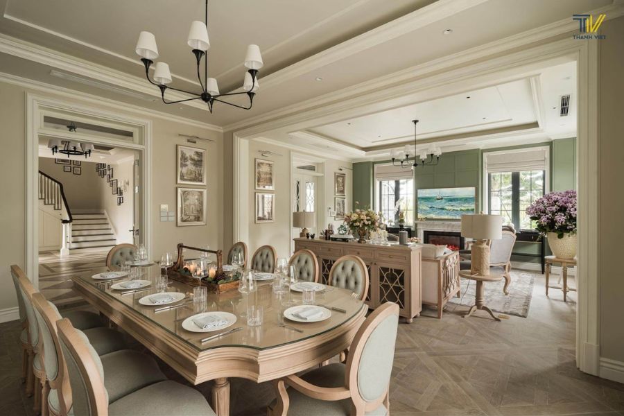 Thiết kế nội thất biệt thự cao cấp