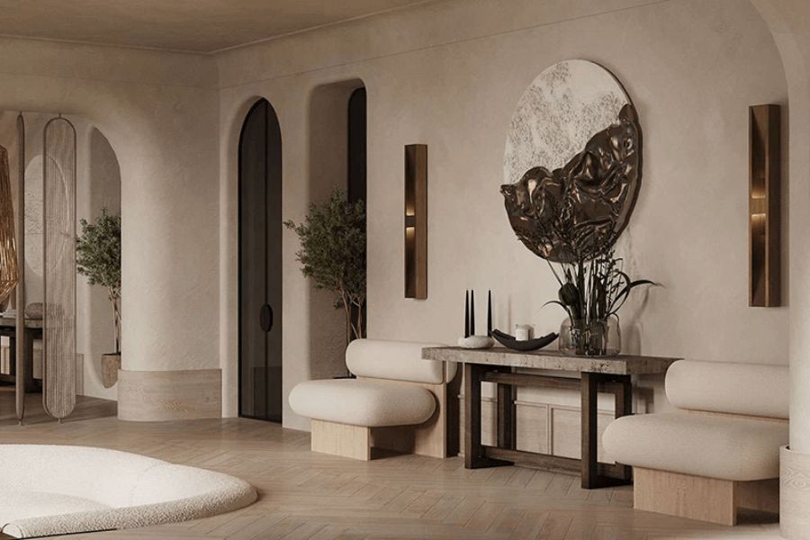 Mẫu thiết kế nội thất Wabi Sabi