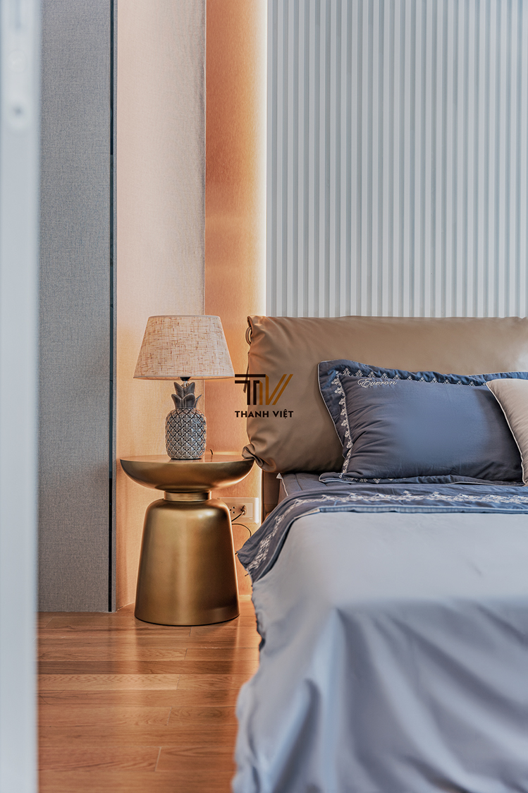 Góc đầu giường ấm cúng