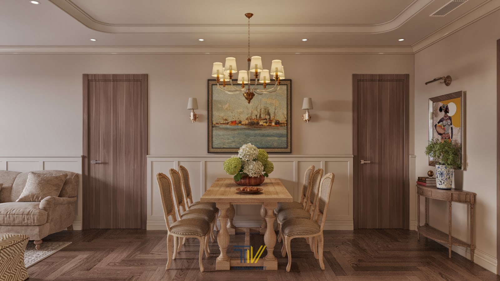 Đồ nội thất phong cách nội thất Farmhouse