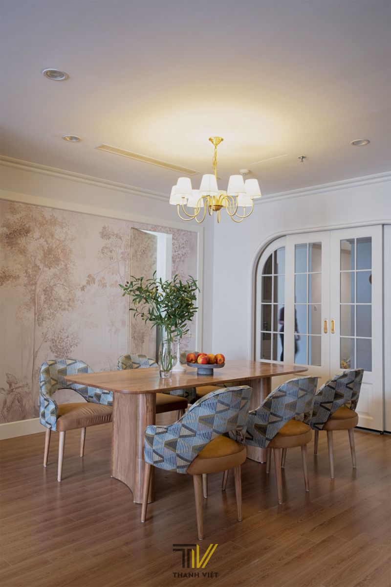 Bàn ăn 6 chỗ sang trọng