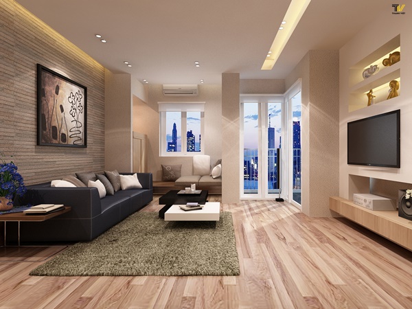 Không gian sạch gọn tích cực