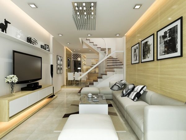 Một vài mẹo cho thiết kế nội thất nhà ống hẹp