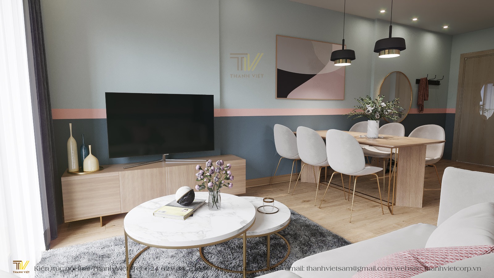 Nội thất tông màu sáng