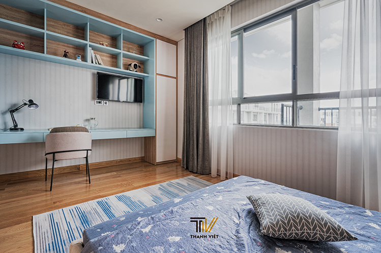 Thiết kế chỗ học cho bé