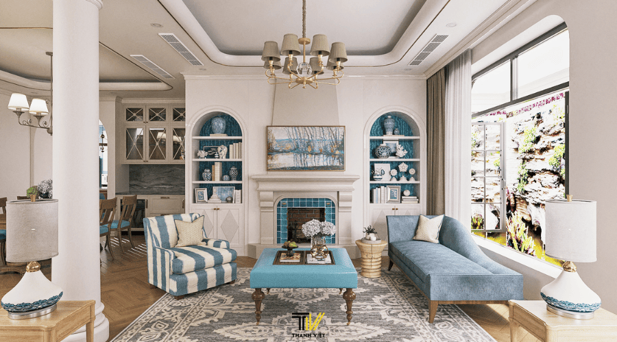 Điểm nhấn cổ điển phong cách Farmhouse