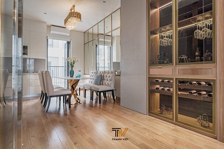 Không gian mở liền mạch