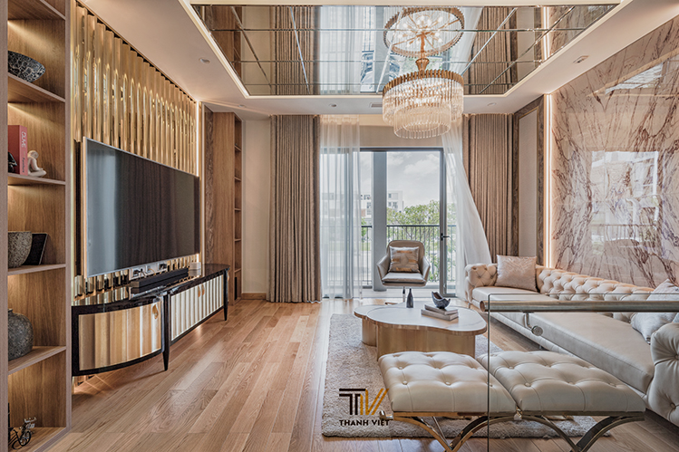 Phòng khách thiết kế đương đại