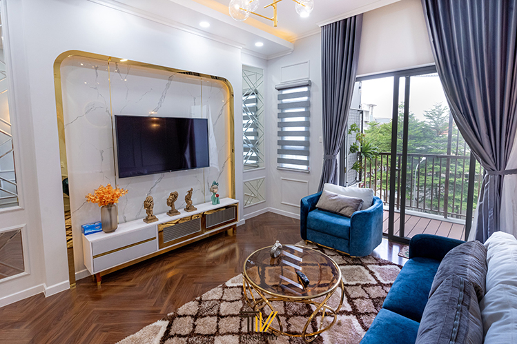 Không gian phòng khách thoáng đãng