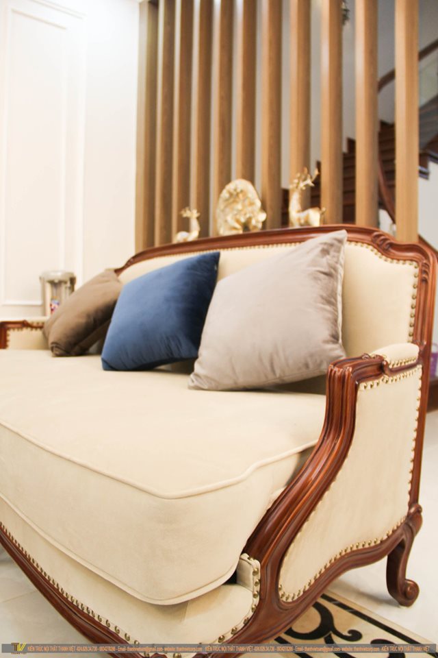 Sofa bọc vải sang trọng