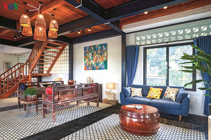 Phòng khách không gian mở