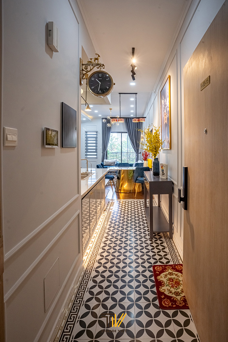 Lối vào căn hộ nổi bật