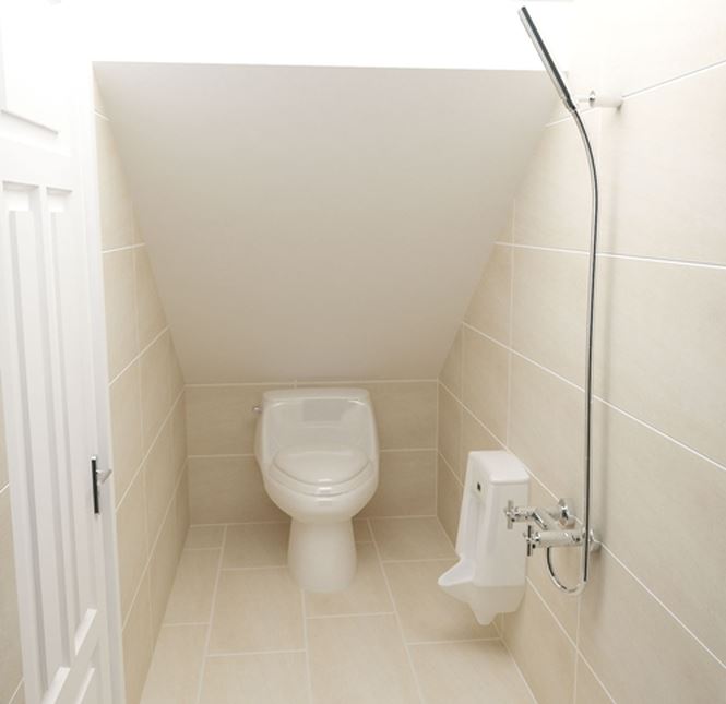 Phòng vệ sinh tiết kiệm diện tích