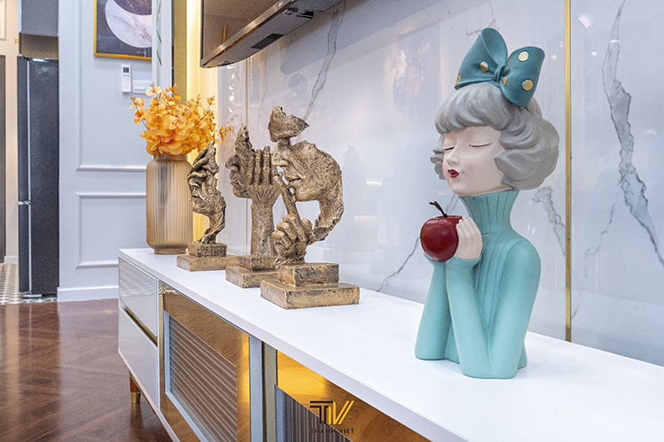 Decor tinh xảo cho phòng khách