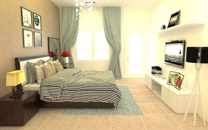 Phòng ngủ nhiều ánh sáng