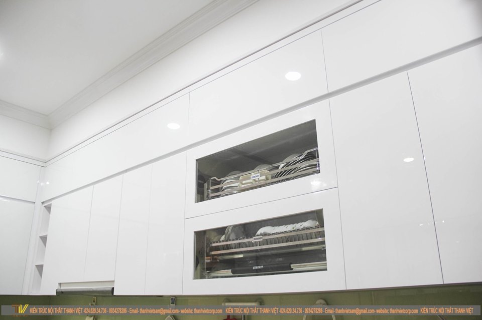 Thiết kế tủ bếp trên