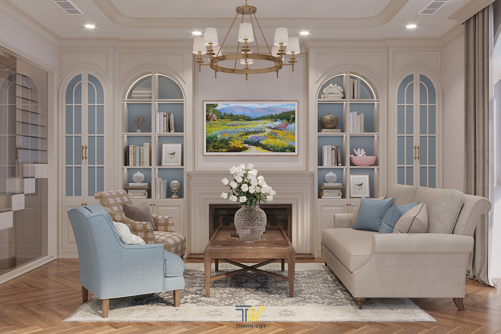 Phòng ăn và phòng sinh hoạt chung