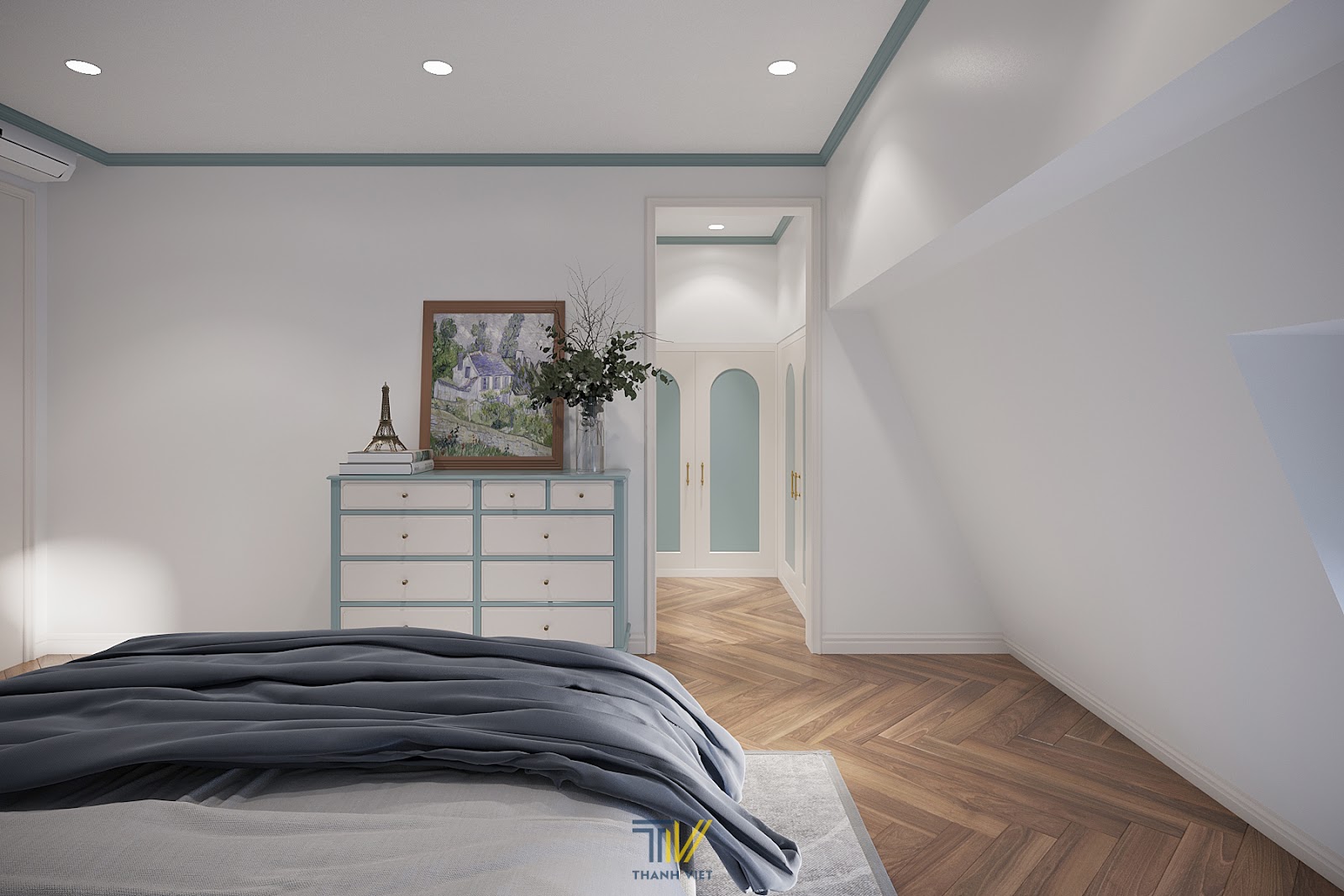 Tủ kho trong phòng ngủ