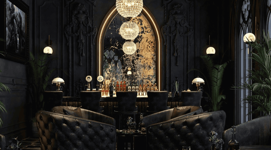 Màu sắc tương phản trong gothic