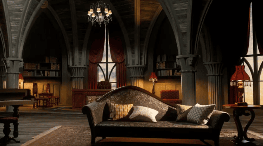 Kiến trúc pháp nội thất Gothic