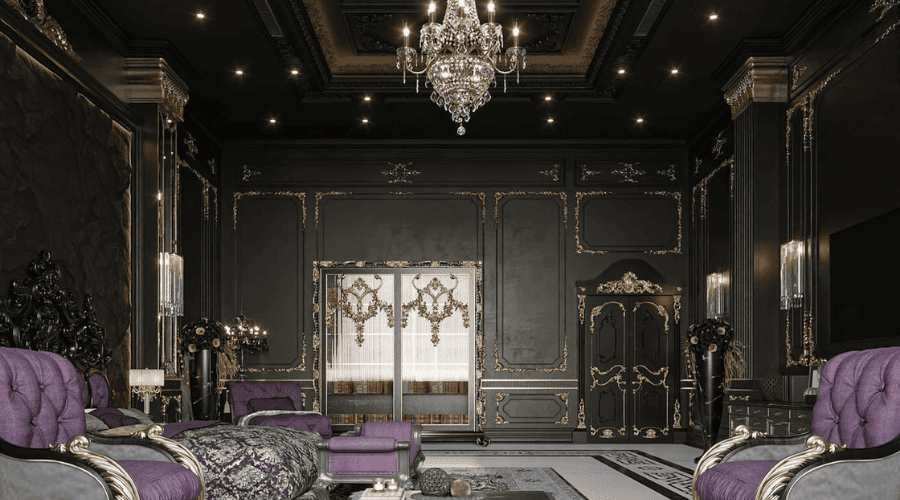 Nội thất Gothic cho không gian lớn