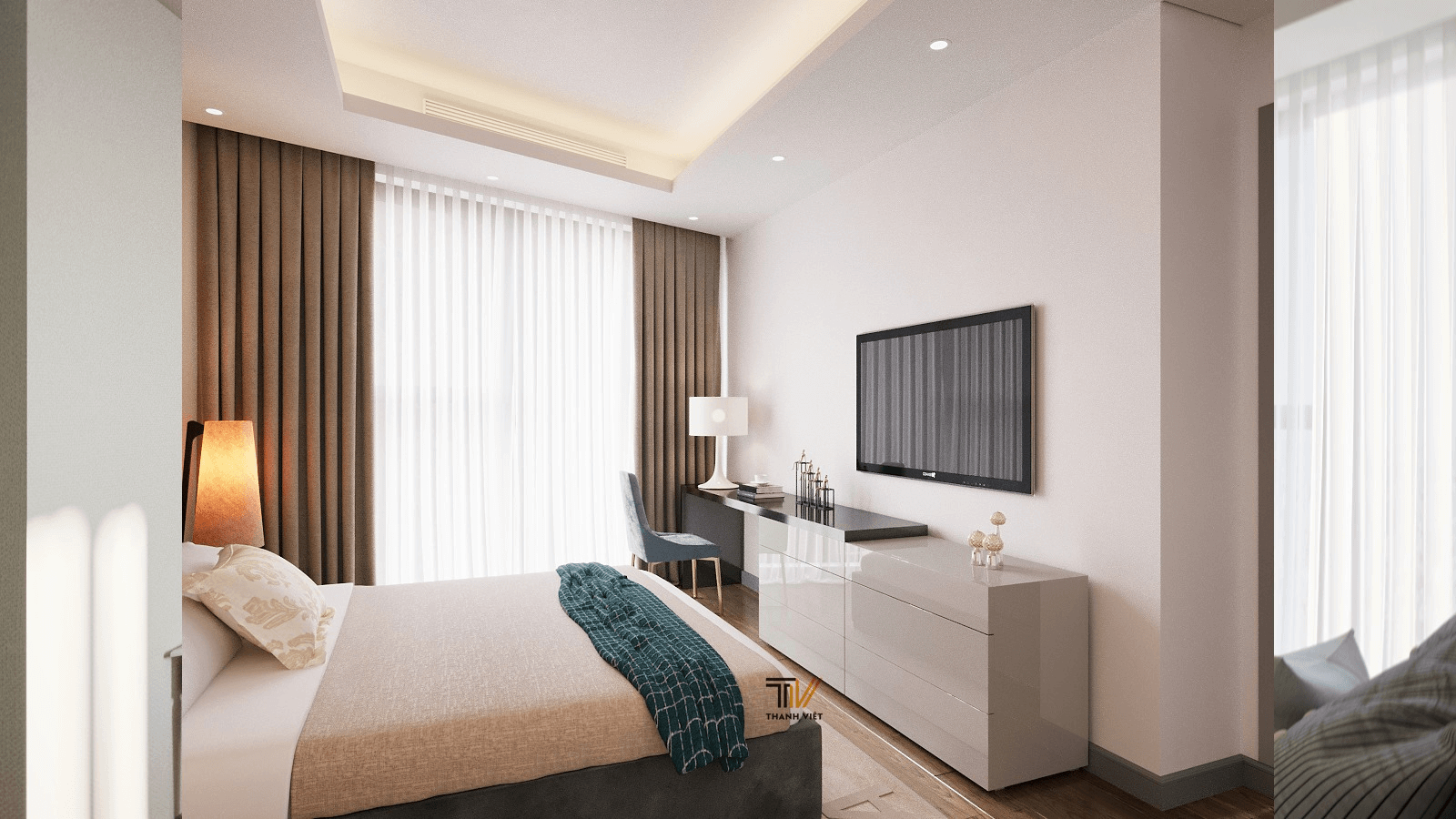 Căn hộ tràn ngập ánh sáng 