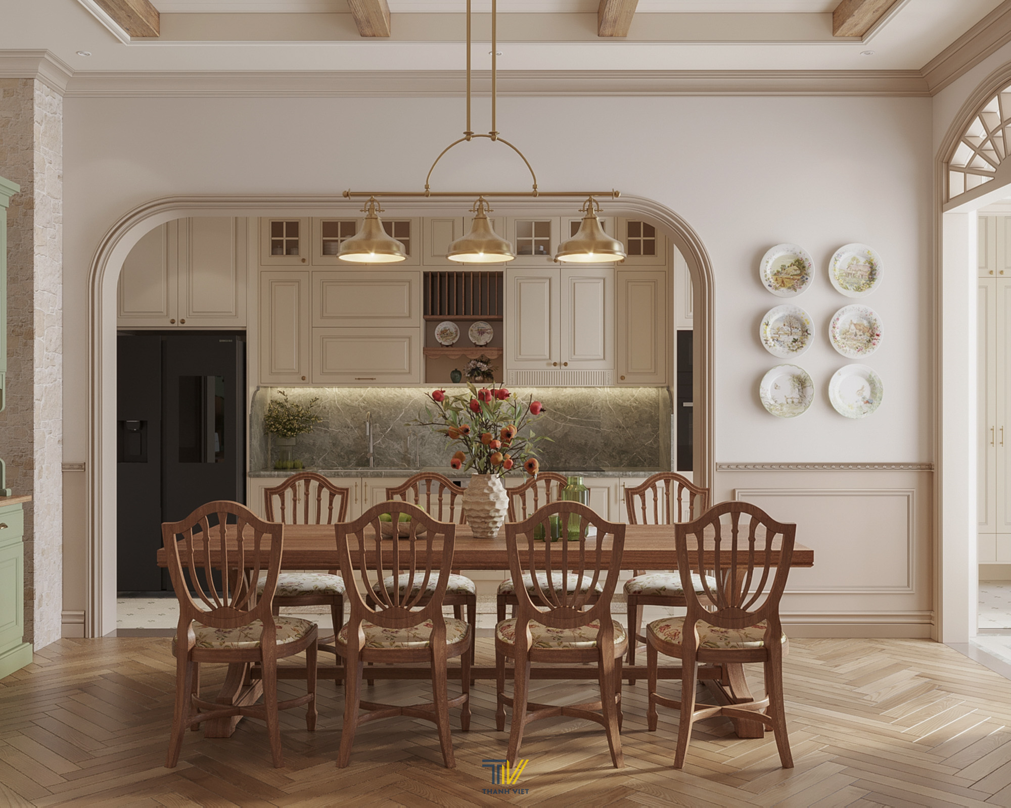 Thiết kế phòng bếp - ăn