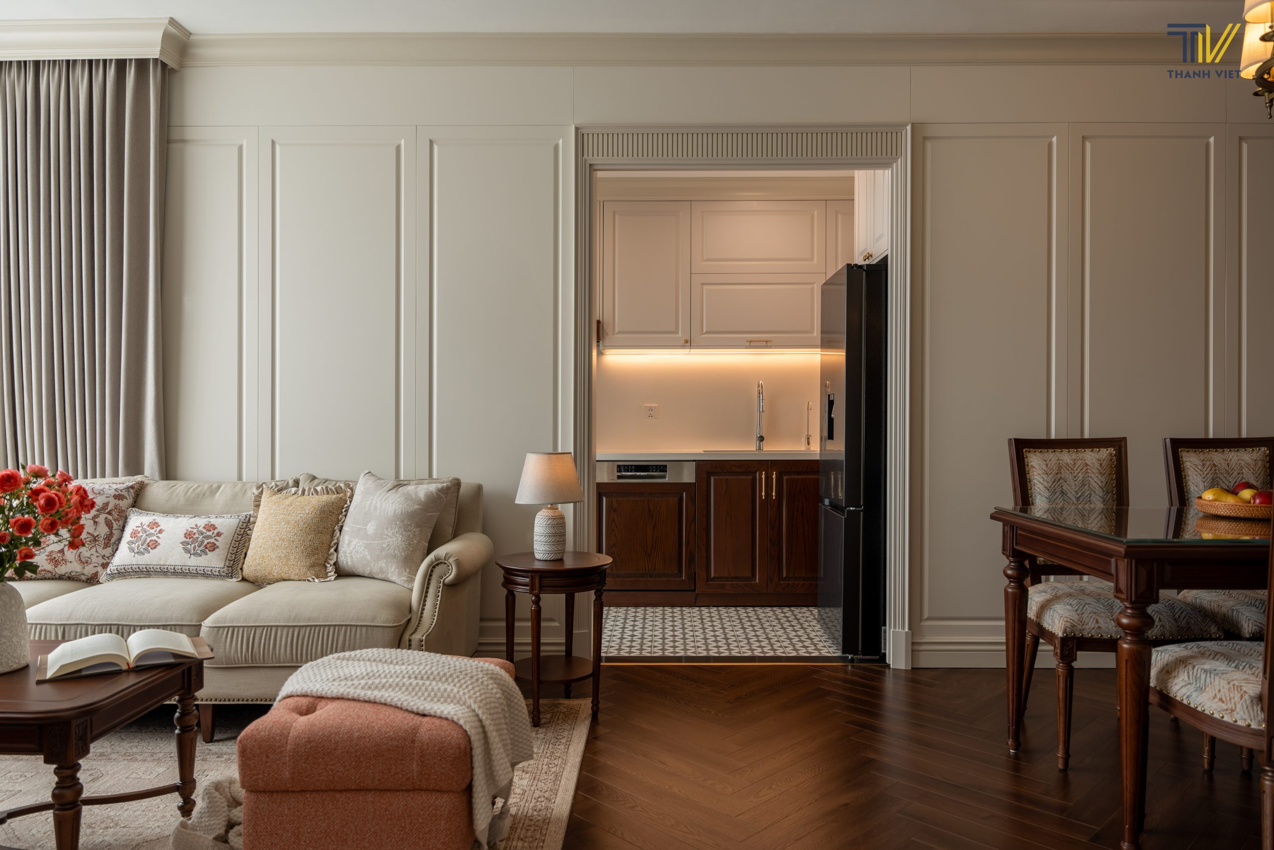 Không gian phòng bếp