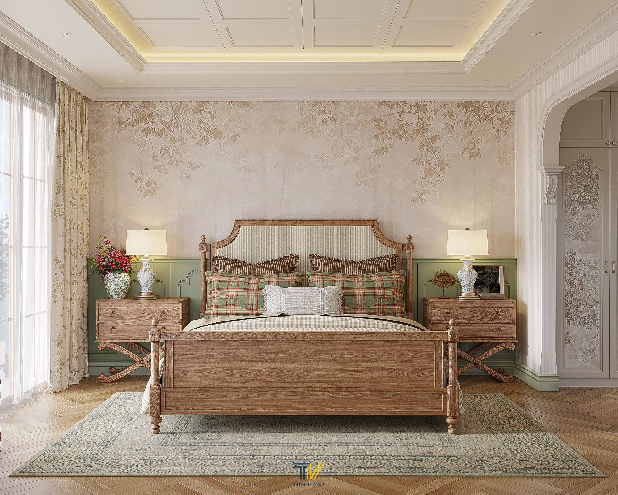 Không gian phòng ngủ master