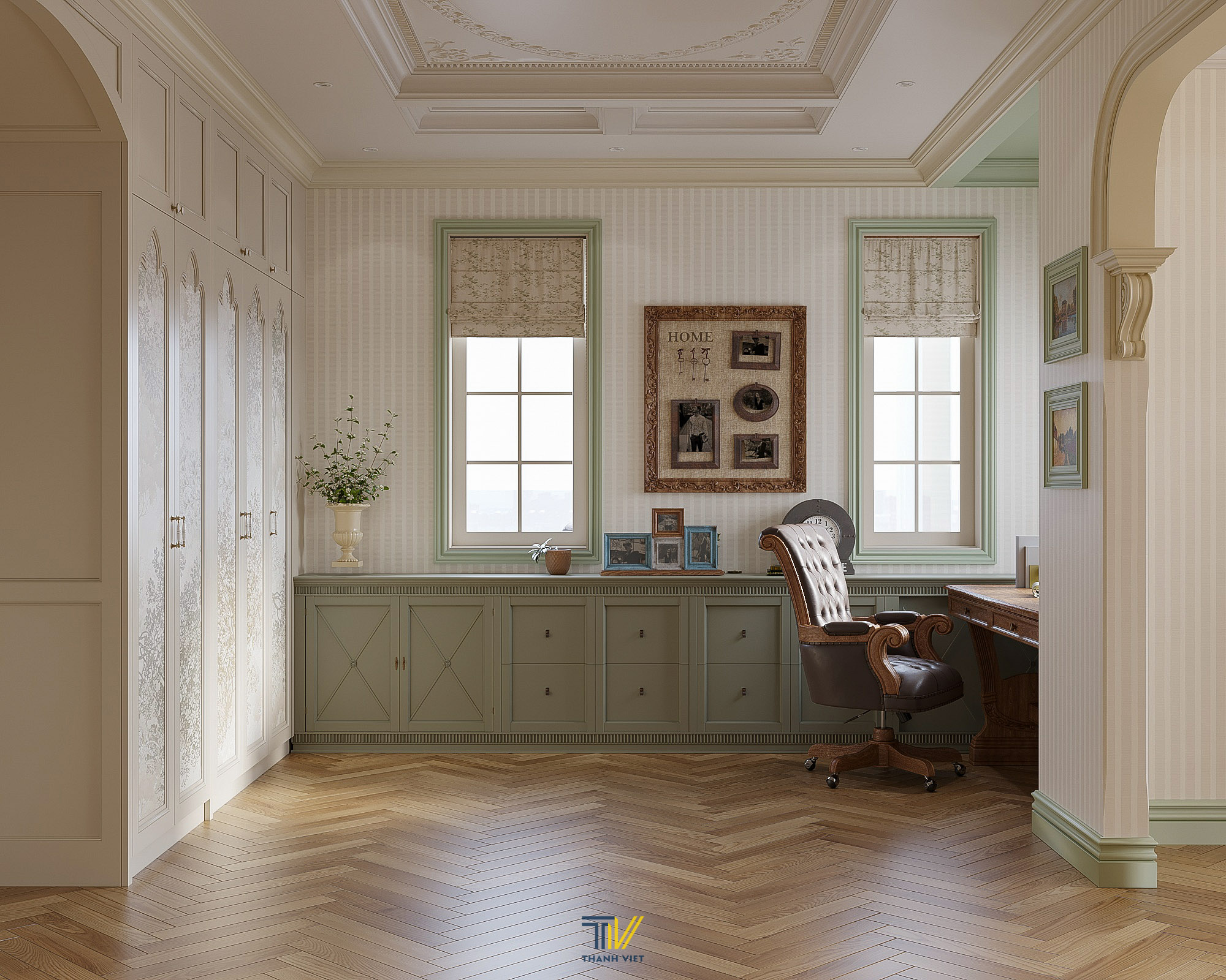 Không gian phòng ngủ master