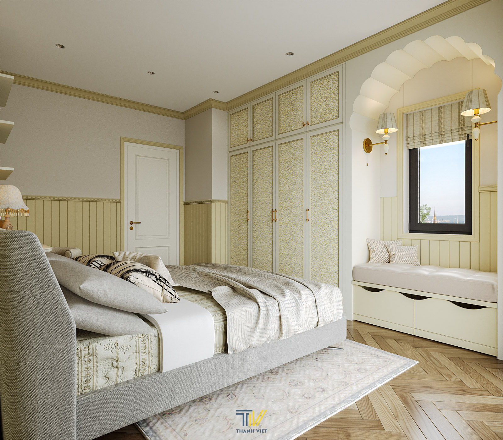 Không gian phòng ngủ con gái