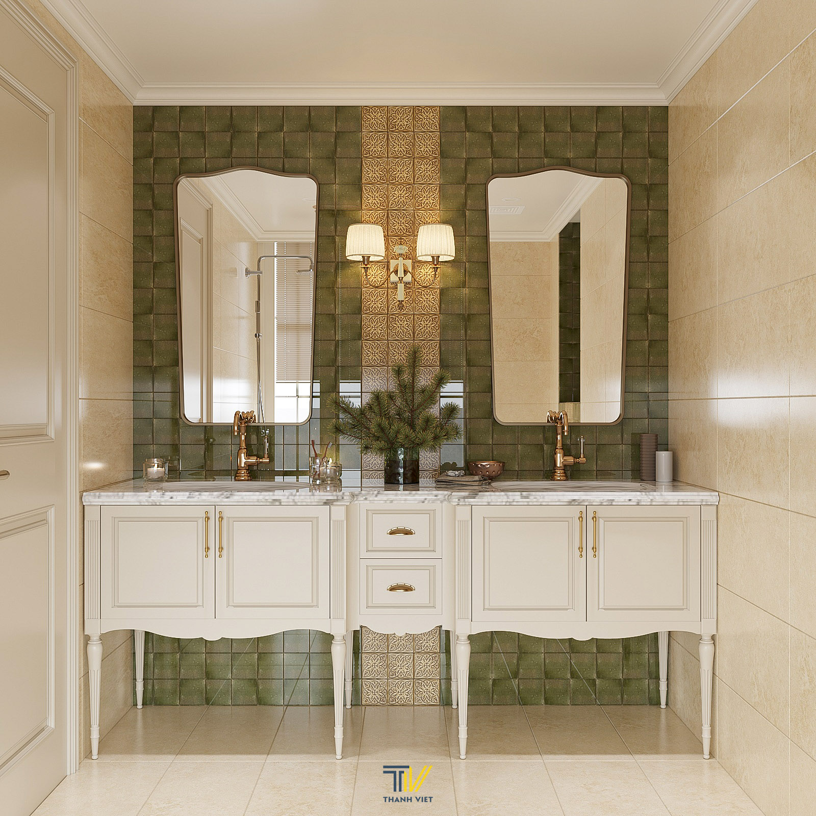 Không gian phòng ngủ master