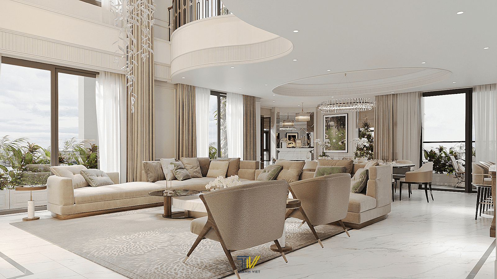 Chi phí thiết kế biệt thự 