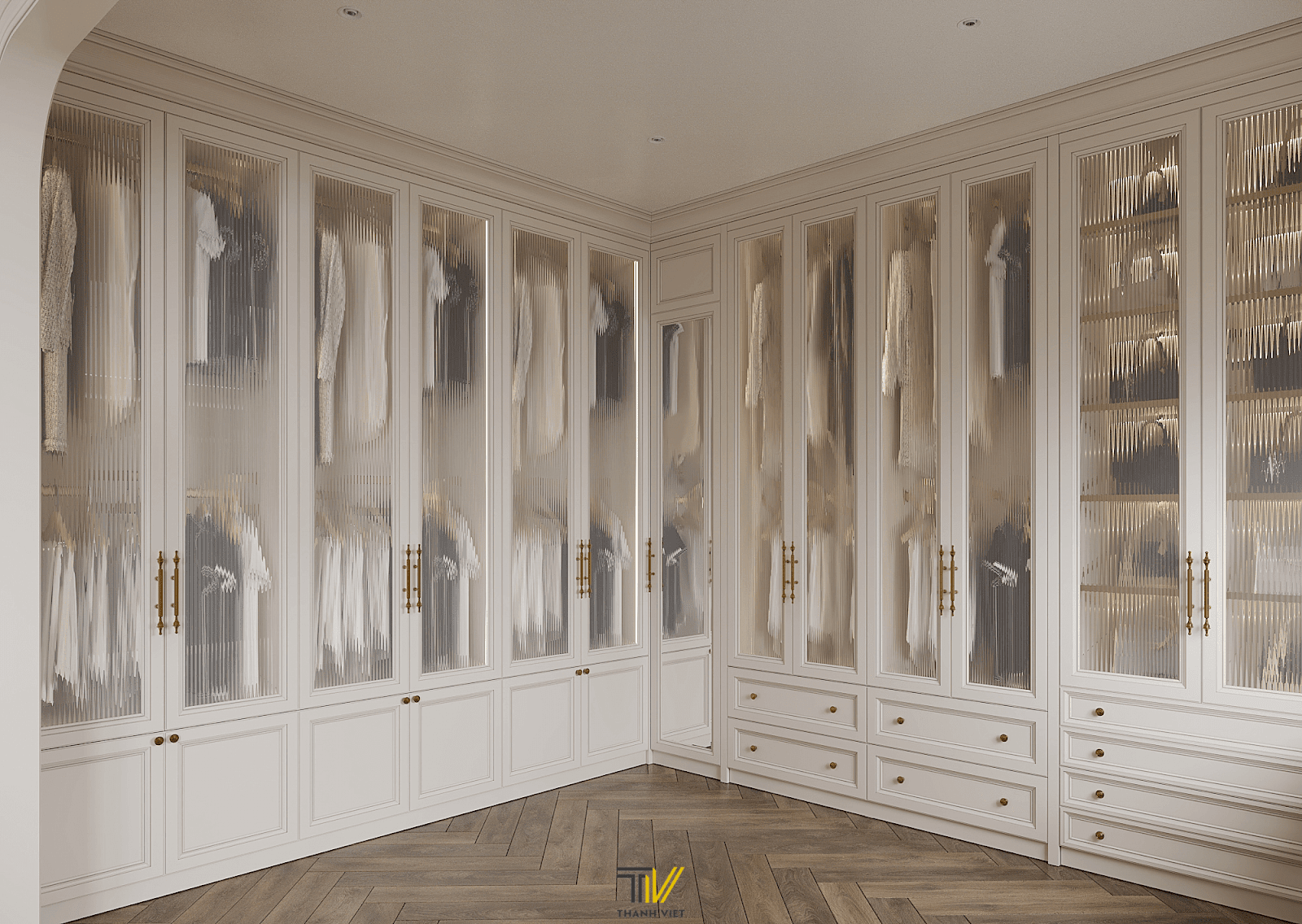 Phòng thay đồ cao cấp