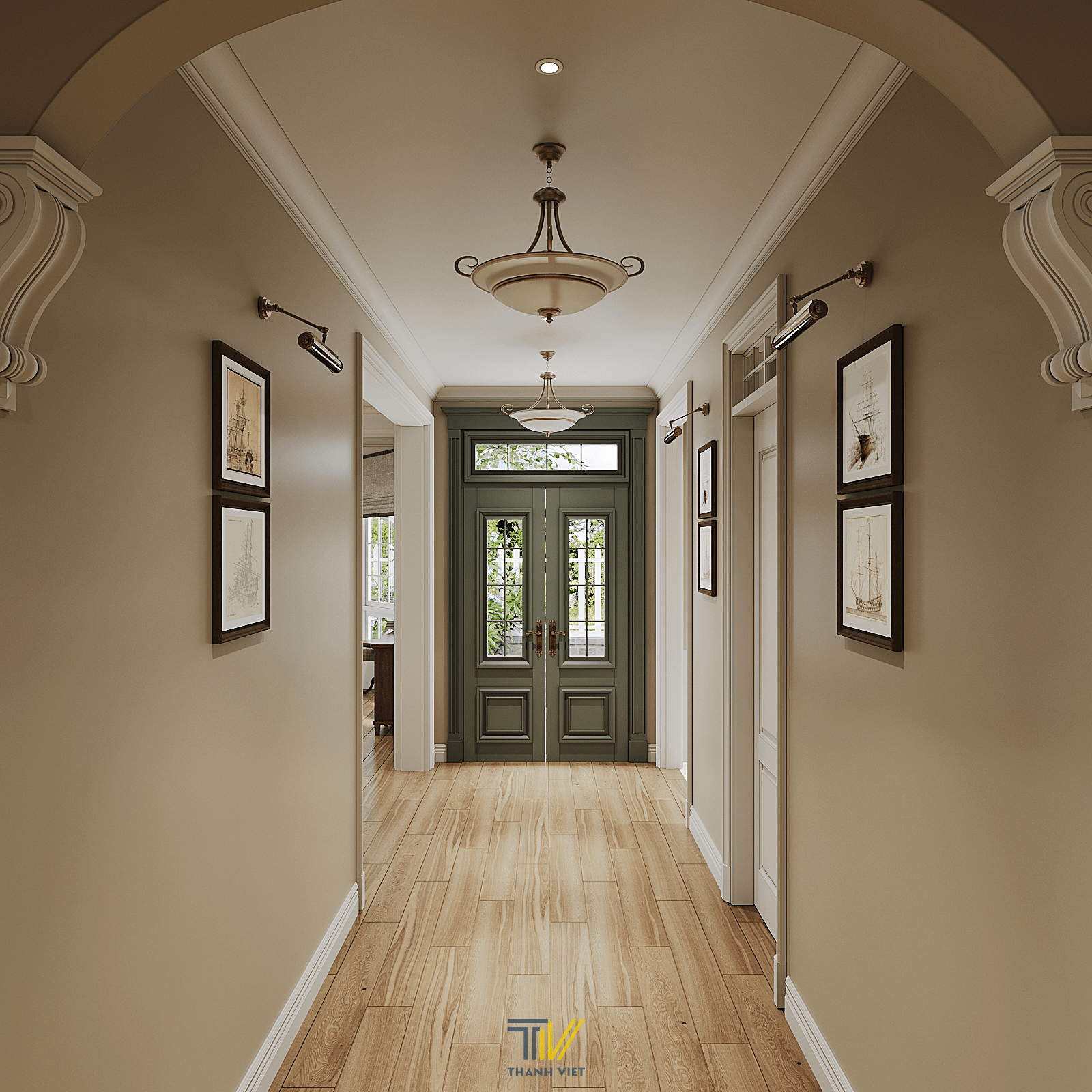 Thiết kế sảnh riêng biệt