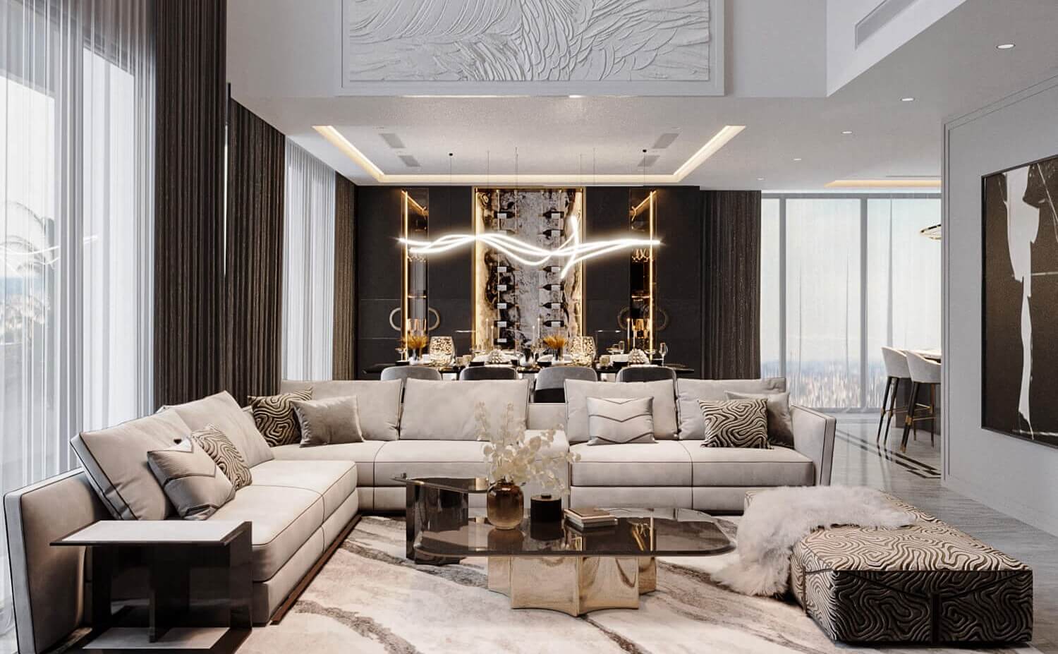 Nội thất hiện đại tối giản