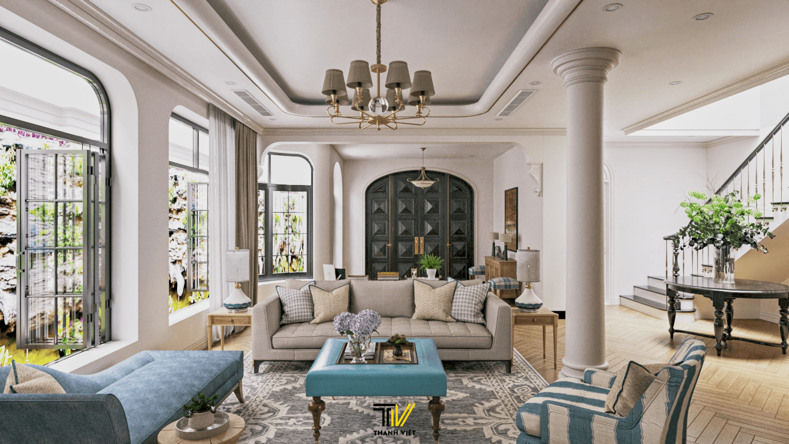 Nội thất Farmhouse thu hút