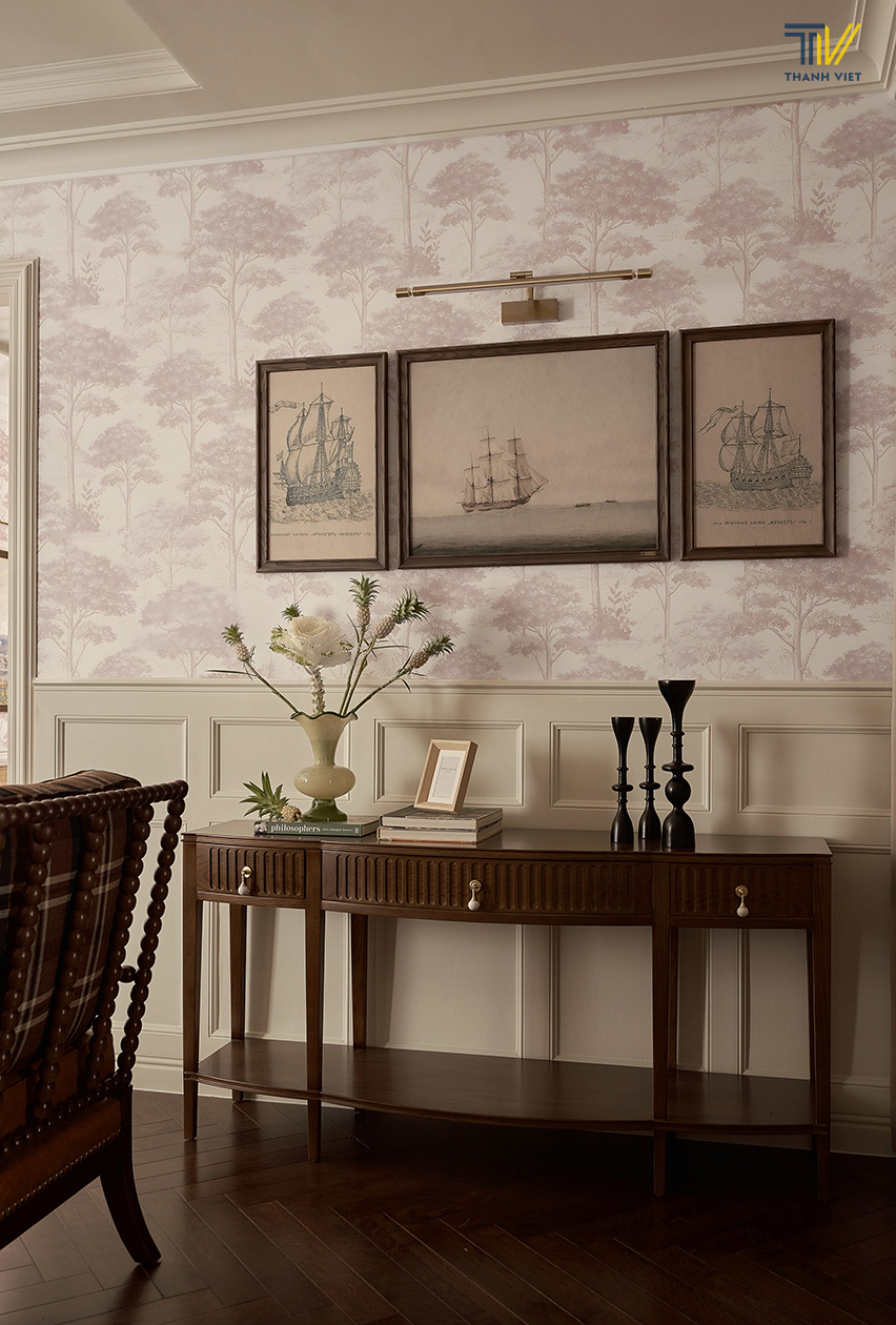 Không gian phòng khách biệt thự Emery Villa