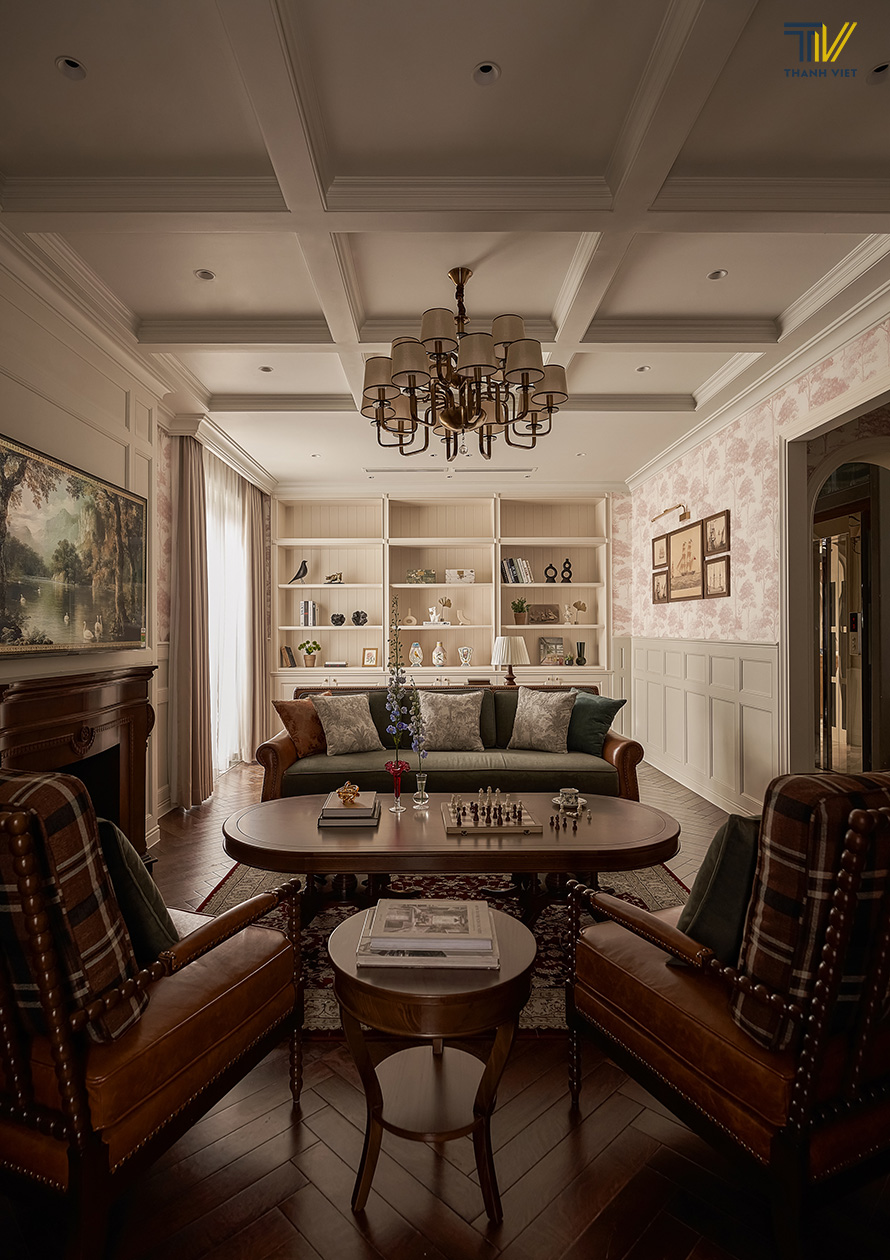 Không gian phòng khách biệt thự Emery Villa
