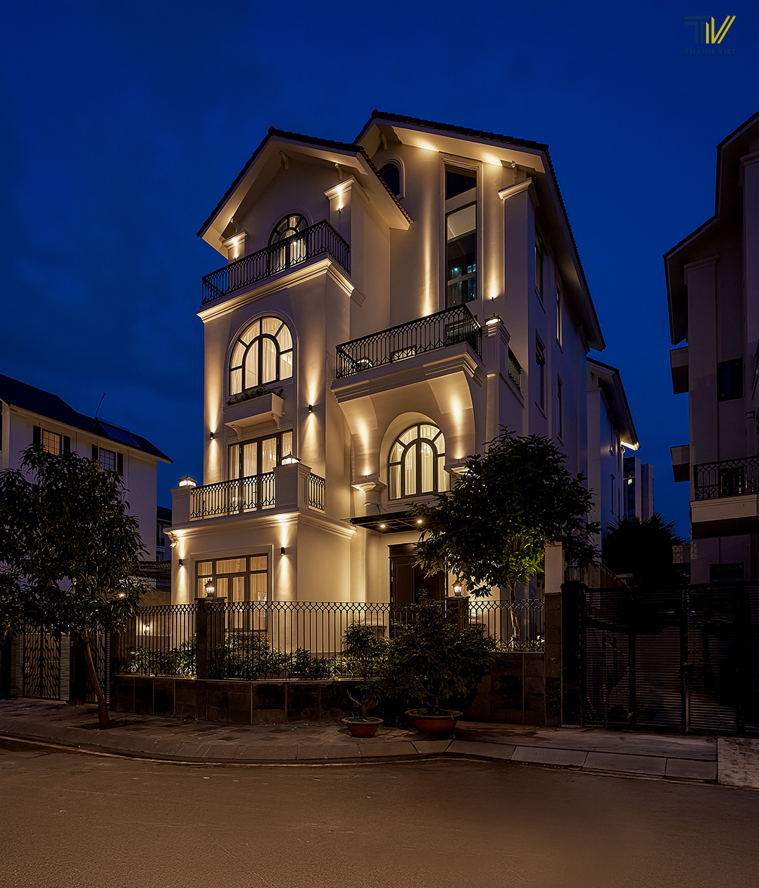 Kiến trúc biệt thự mang phong cách Modern Classic 