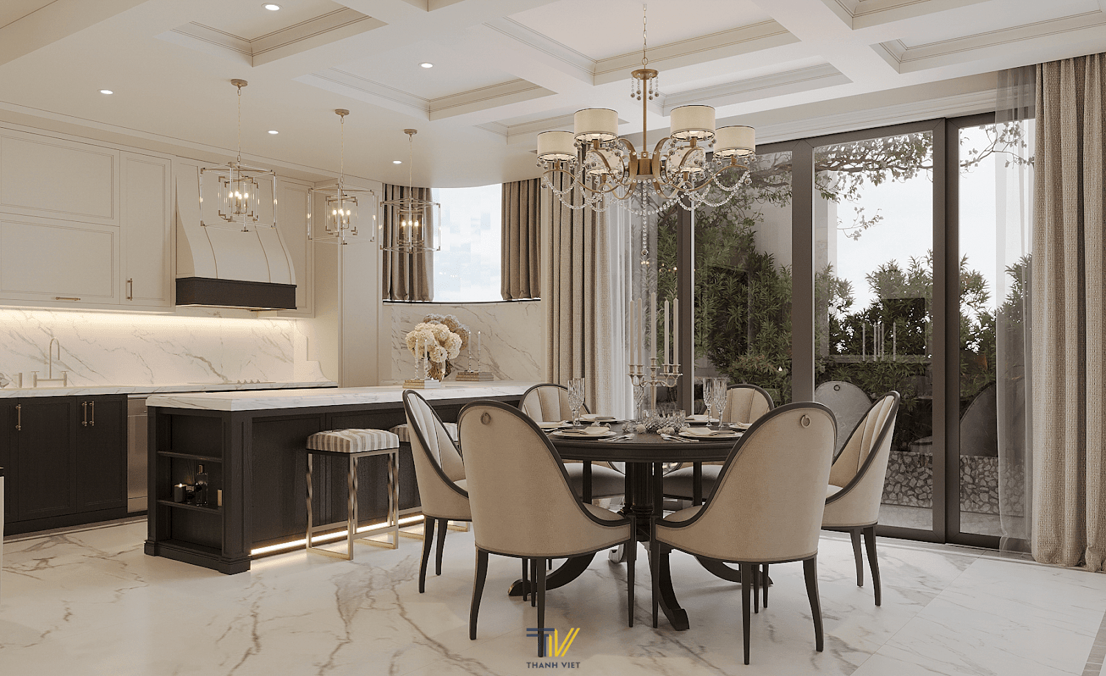 Thiết kế phòng bếp đẹp 