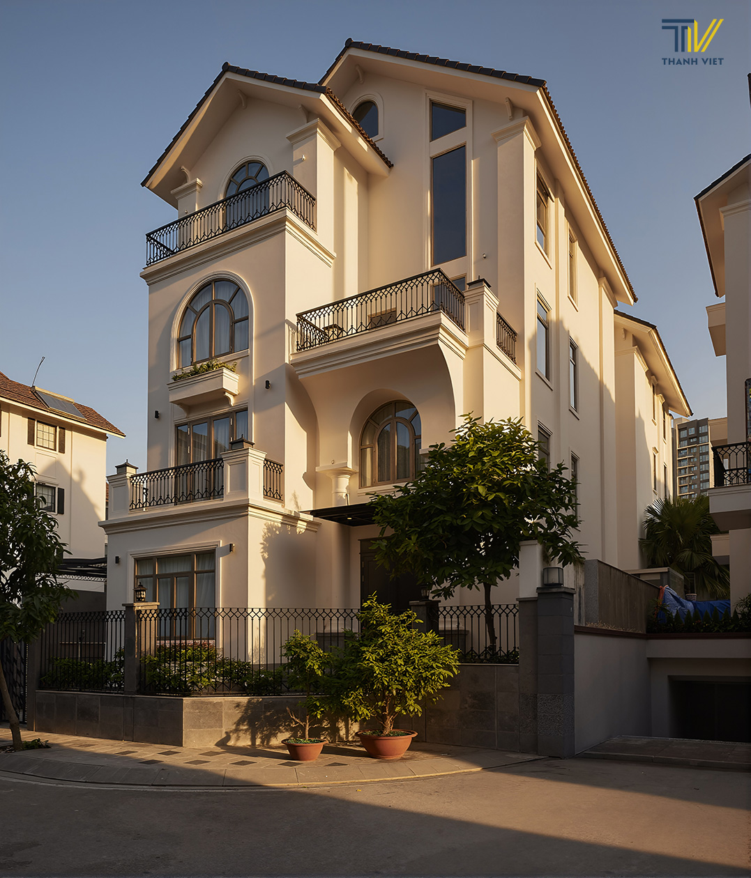 Kiến trúc biệt thự mang phong cách Modern Classic