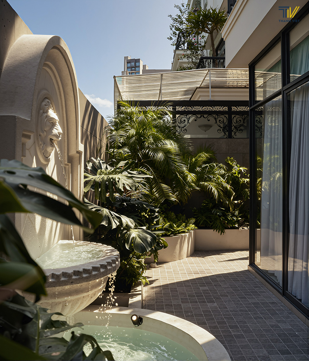 Tiểu cảnh sân vườn biệt thự Emery Villa