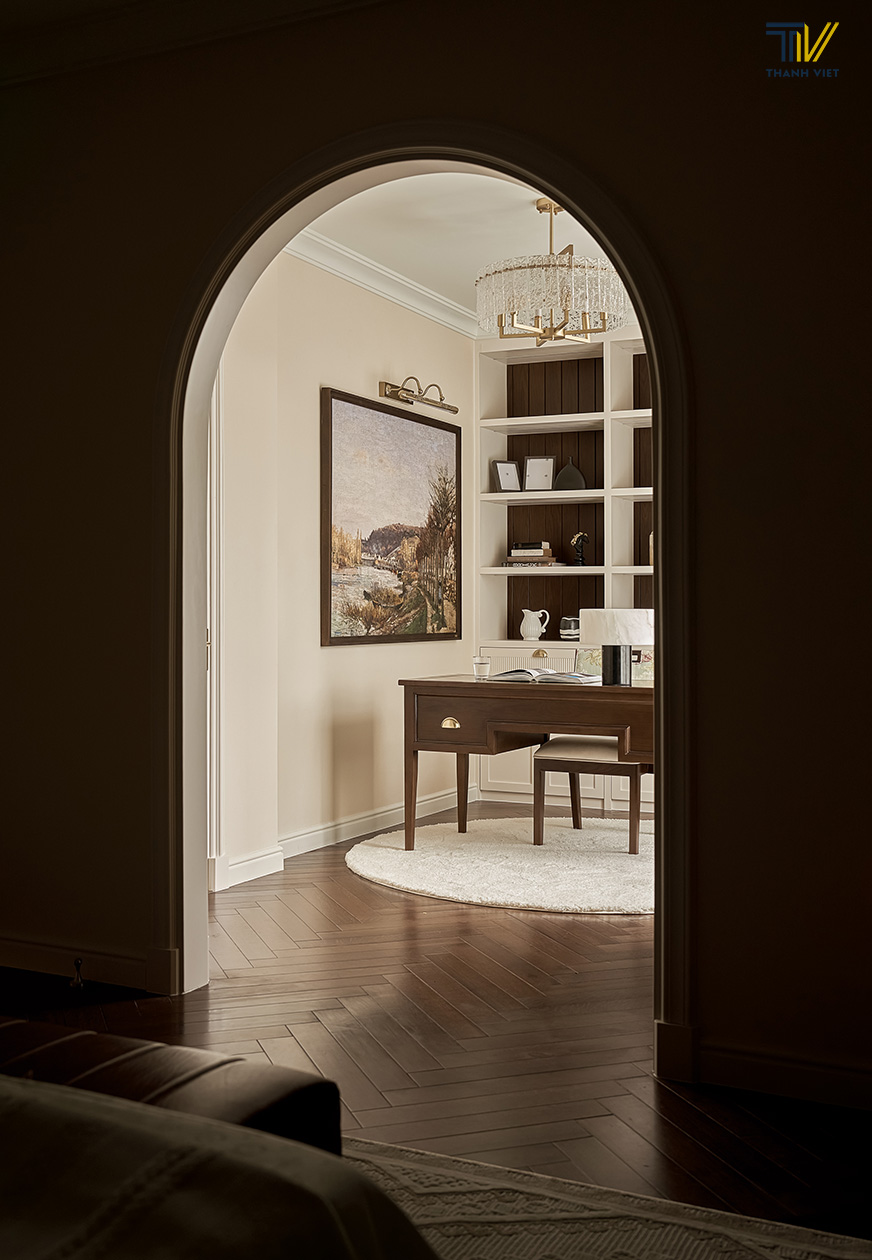 Khu làm việc phòng ngủ King