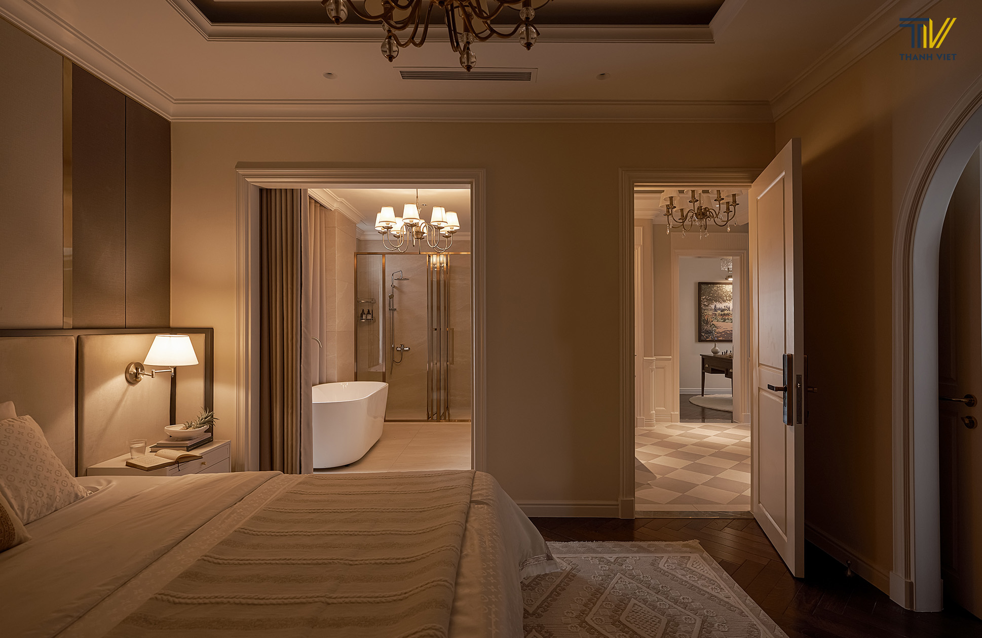 Phòng ngủ King biệt thự Emery Villa
